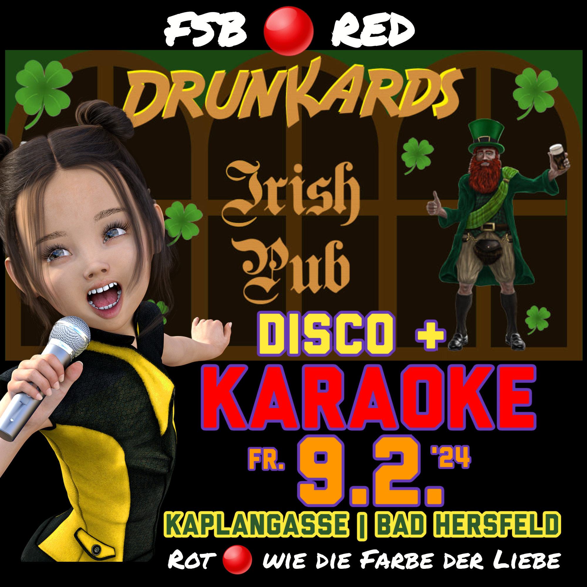 FSB RED Instagram Werbung Disco & Karaoke